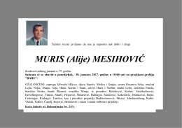 MURIS (Alije) MESIHOVIĆ