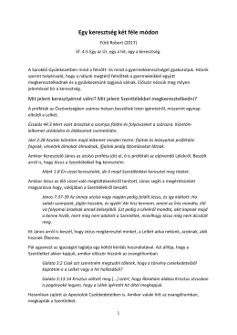 A Kereszts&eacute;gről &ndash; Let&ouml;lthető PDF