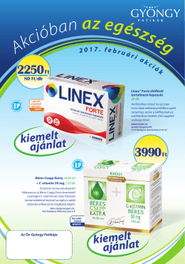 Gy&ouml;ngy patika akci&oacute;s &uacute;js&aacute;g let&ouml;lt&eacute;se PDF - Akci&oacute;s
