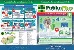 13-30% febru&aacute;ri kedvezm&eacute;nyek!
