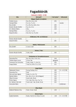 Fogad&oacute;&oacute;r&aacute;k