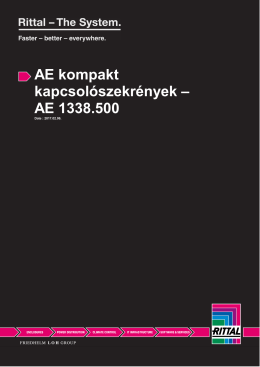 AE kompakt kapcsolószekrények – AE 1338.500