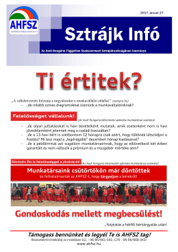 Sztrájk Infó