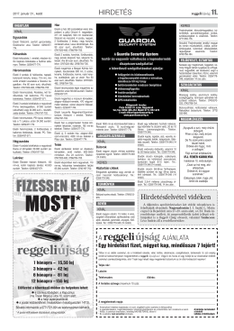 11 apro.qxd - Reggeli &Uacute;js&aacute;g