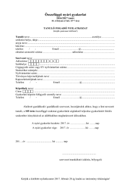 10. &eacute;vfolyam