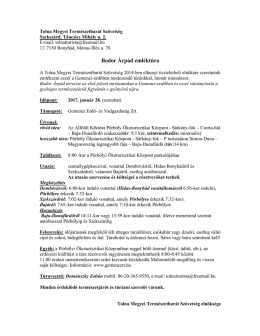 Bodor &Aacute;rp&aacute;d eml&eacute;kt&uacute;ra