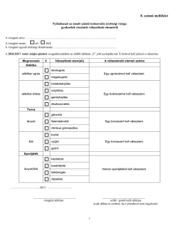 testnevel&eacute;s emelt