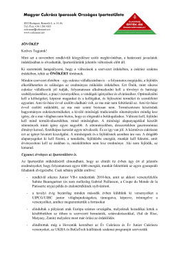 jövőkép - cukraszat.net
