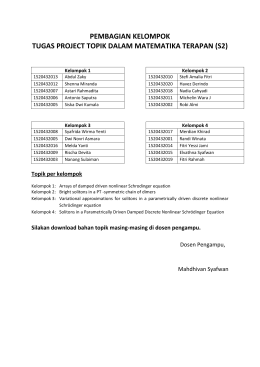 pembagian kelompok