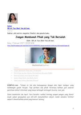 Jangan Membunuh Pihak yang Tak Bersalah