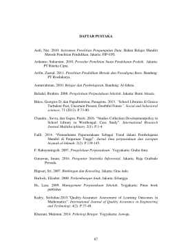 67 DAFTAR PUSTAKA Aedi, Nur. 2010. Instrumen Penelitian