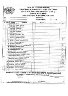 Program Studi Manajemen