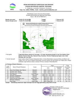 Natuna dan Anambas - Stasiun Meteorologi | Hang Nadim Batam