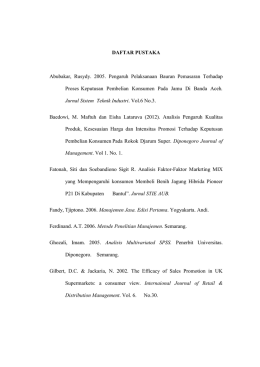 DAFTAR PUSTAKA Abubakar, Rusydy. 2005. Pengaruh