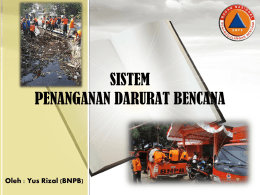 sistem komando penanganan darurat bencana