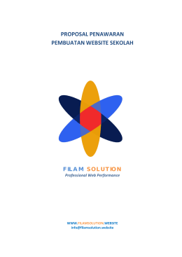 proposal penawaran pembuatan website sekolah filam solution