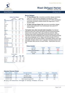 Riset Obligasi Harian - Samuel Sekuritas Indonesia