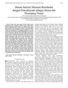 Desain Interior Museum Borobudur dengan Pencahayaan sebagai