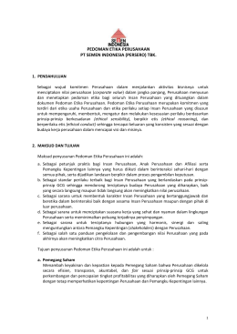 DAFTAR ISI - Semen Indonesia