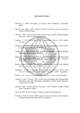 DAFTAR PUSTAKA Baridwan, Z. 2004. Intermediate Accounting