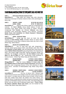 HARI 1 : Berkumpul di Bandara Soekarno Hatta - K