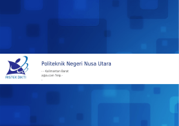 Buku Profil - Politeknik Negeri Se