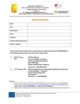 Form Registrasi EC Training