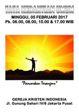 Pancarkan Terangmu