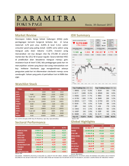 IHSG di prediksikan akan berpotensi menguat menuju garis