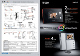 2Wire KCV-352/D352 4Wire KCV-301 4Wire KCV