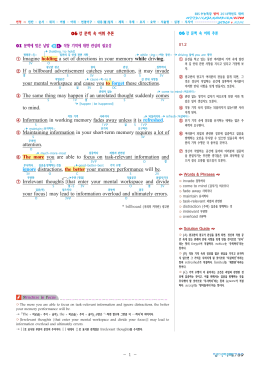 ① Imagine holding a set of directions in your memory while driving