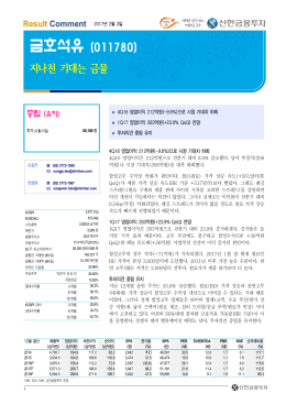 금호석유 (011780)