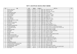 제23기 소방간부후보생 선발시험 신체검사 종합병원