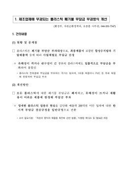 208. (2015-2486)제조업체의 플라스틱 폐기물부담금 부과방식 개선