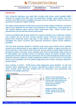 g&uuml;nl&uuml;k b&uuml;lten - Turkborsa.net