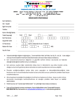 Mail Order Formu