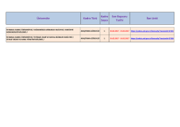 Üniversite Kadro Türü Kadro Sayısı Son Başvuru Tarihi İlan Linki