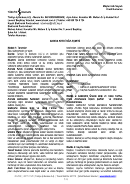 20-293 Anında Kredi Sözleşme Ocak2017