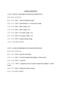 yarışma programı