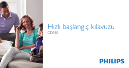 Hızlı başlangı&ccedil; kılavuzu