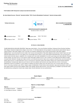 İş İlan No (00003559697)