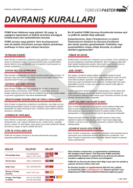 davranış kuralları