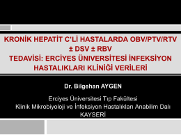 Genotip 4 ile infekte hastalar