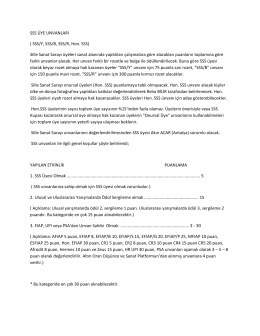 SSS Unvanları - Sille Sanat Sarayı