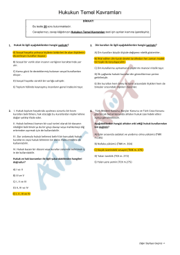 2 hukuk temel