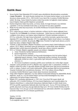 Gizlilik ilkesi - Department of Veterans` Affairs