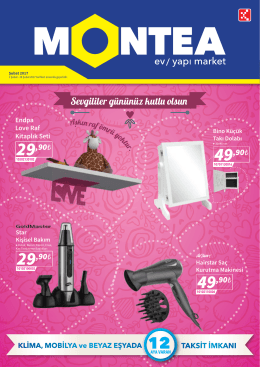 ınsert - Montea Yapı Market