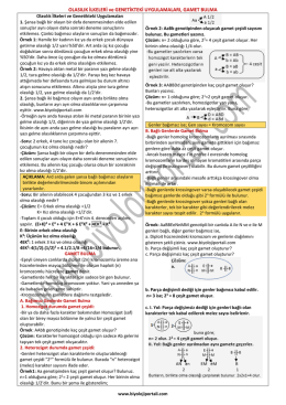 OLASILIK İLKELERİ ve GENETİKTEKİ UYGULAMALARI, GAMET
