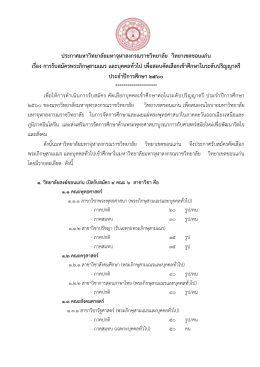 ประกาศมหาวิทยาลัยมหาจุฬาลงกรณราชวิทยาลัย ว