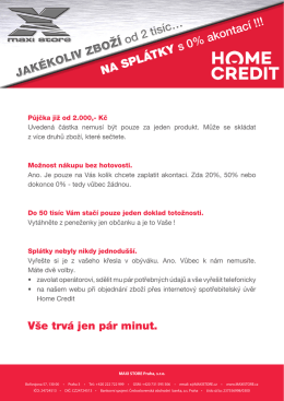Vše trvá jen pár minut.